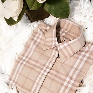 Classic print Burberry button down